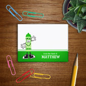 Groene Crayon op maat Post-it® Notes
