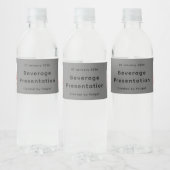 Groene Crème Esthetische Eenvoudige Drank Drank Waterfles Etiket (Flessen)