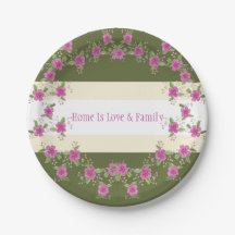 Groene crème wit en roze