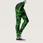 Groene Cubs Abstracte achtergrond Leggings (Rechts)