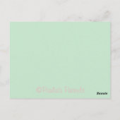 Groene Cupcake Bedankt Ansichtkaart Briefkaart (Achterkant)