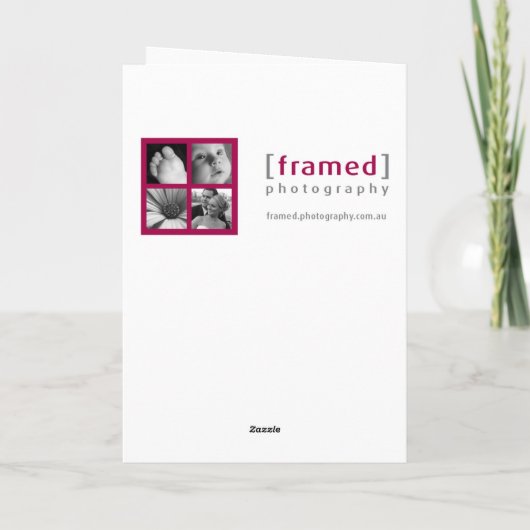 Groene Cupcake! Kaart (Achterkant)