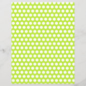 Groene Cupcake & Stippen, Cake winkel Reclame Flyer (Achterkant)