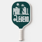 Groene Custom Monogram Pickleball Queen Pickleball Paddle (Achterkant)