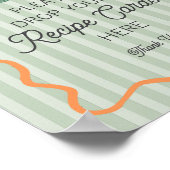 Groene Cutie Main Squeeze Citrus Deel een recept Poster (Hoek)