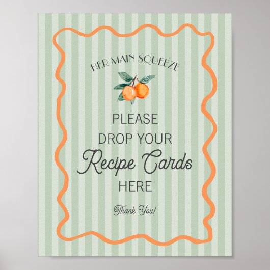 Groene Cutie Main Squeeze Citrus Deel een recept Poster (Voorkant)