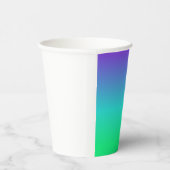 Groene Cyaan Paarse Sorbet Spring Paper Cup Papieren Bekers (Rechts)