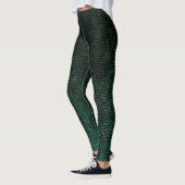 Groene cyberLeggings Leggings (Links)
