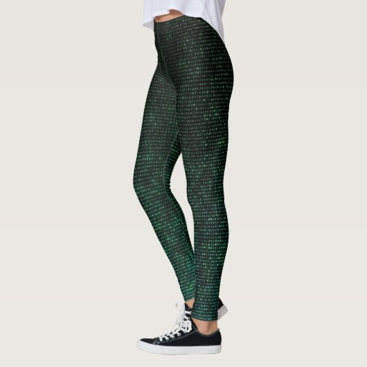 Groene cyberLeggings Leggings (Links)