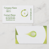 Groene cyclus visitekaartje (Voorkant / Achterkant)