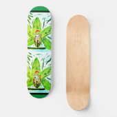 Groene Cymbidium Orchid Persoonlijk Skateboard (Voorkant)