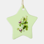 Groene Cymbidiumorchideeën Keramisch Ornament (Rechts)
