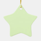 Groene Cymbidiumorchideeën Keramisch Ornament (Achterkant)