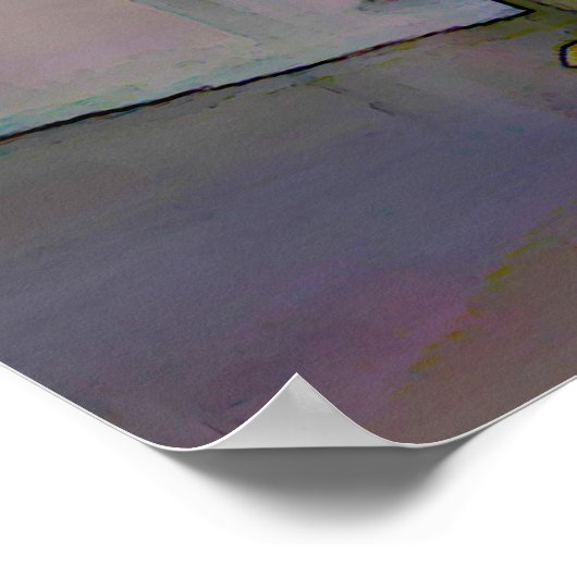 Groene Cymbidiumorchideeën Poster (Hoek)