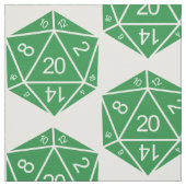 Groene D20-desktop Stof (Swatch)