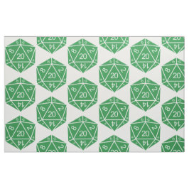 Groene D20-desktop Stof