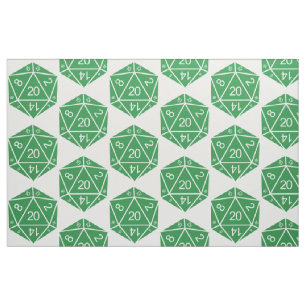 Groene D20-desktop Stof