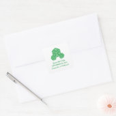 Groene D20-muis Bewaar de Stickers Datum (Envelop)