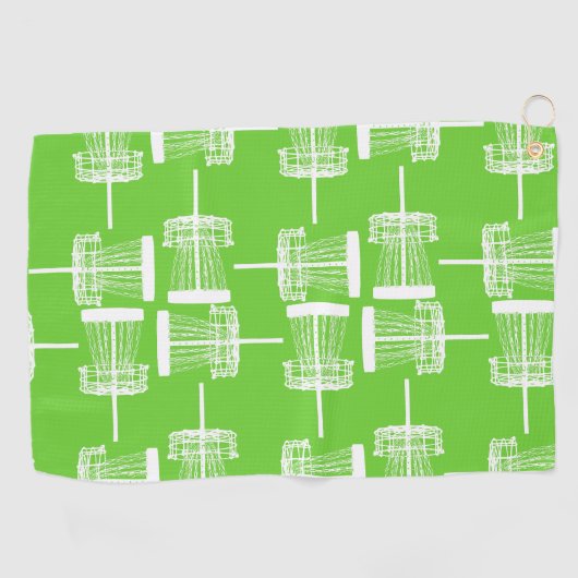 Groene-daagse handdoek vier mand (Horizontaal)