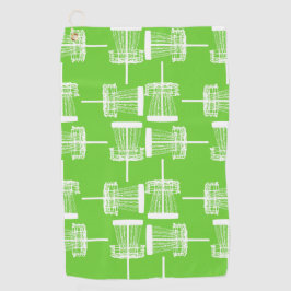 Groene-daagse handdoek vier mand