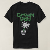 Groene dag bloem T-shirt (Design voorkant)