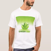 Groene Dag Mannen T-shirt (Voorkant)