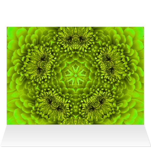 GROENE DAHLIA-VLOEMVREEMDEN (Binnen Horizontaal (Boven))