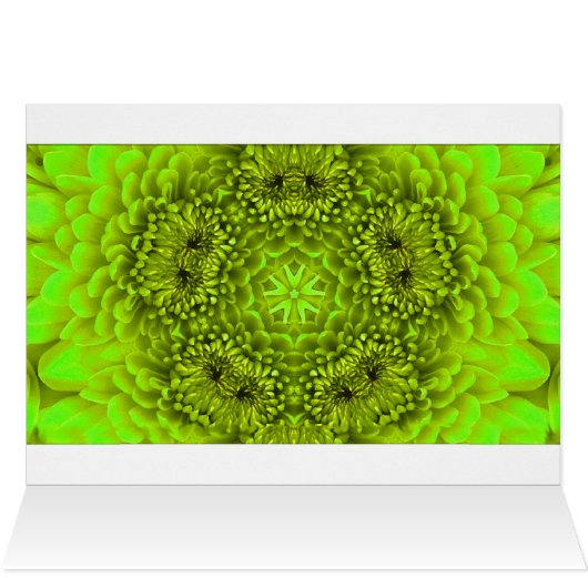 GROENE DAHLIA-VLOEMVREEMDEN (Binnen Horizontaal (Boven))