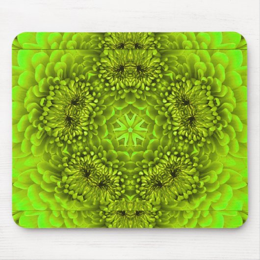 GROENE DAHLIA-VLOEMVREEMDEN MUISMAT (Voorkant)