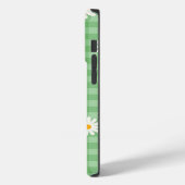 Groene Daisy Plaid Gingham Controleer bloemenpatro Case-Mate iPhone Case (Achterkant / Links)