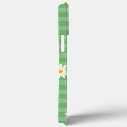 Groene Daisy Plaid Gingham Controleer bloemenpatro Case-Mate iPhone Case (Achterkant / Rechts)
