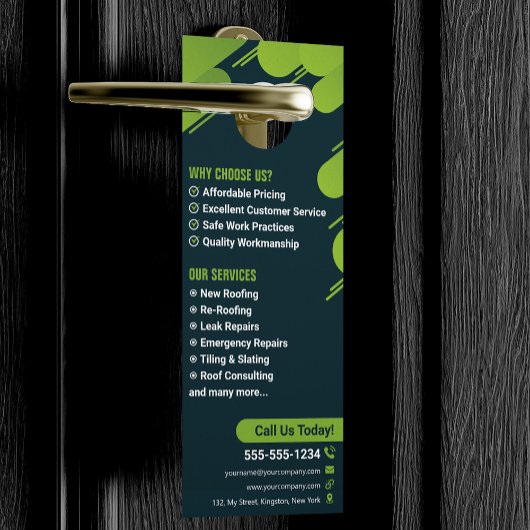 Groene dakbedekking diensten Reparaties, Installat Deurhanger