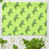 Groene Dala Paard Handdoek (Gevouwen)