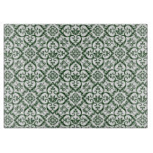 Groene Damask-snijkaart Snijplank (Voorkant)