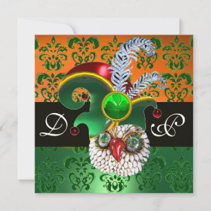 GROENE DAMAST, JUIWELEN UIL, ELFENHOED, DIAMANTEN  KAART