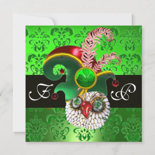 GROENE DAMAST, JUIWELEN UIL, ELFENHOED, DIAMANTEN  KAART