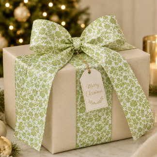 Groene Damast Lint