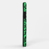 Groene damast ontwerp Case-Mate iPhone case (Achterkant/rechts)