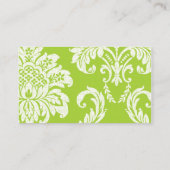 Groene Damast Tafel Plaats Kaarthouders Plaatskaartje (Achterkant)