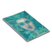 Groene dame/boskoningin, fantasiekunst notitieboek (Rechterzijde)
