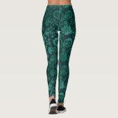 Groene damp leggings (Achterkant)
