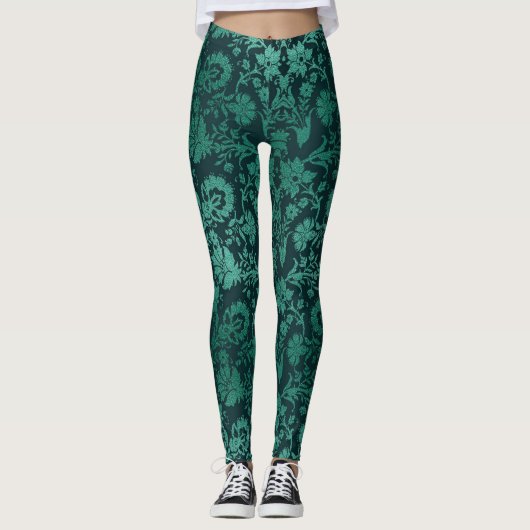 Groene damp leggings (Voorkant)