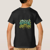 Groene dankbaarheid: Eco-waardering T-shirt (Achterkant)