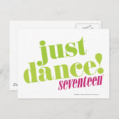 Groene Dans enkel - Briefkaart (Voorkant / Achterkant)