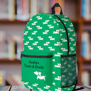 Groene Dansende Dachshunds Tas voor Wiener Dog Mom