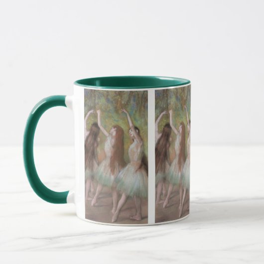 Groene Danseressen van Edgar Degas, Kunst van de k Mok (Links)