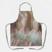 Groene danseressen van Edgar Degas, Kunst van het Schort (Voorkant)