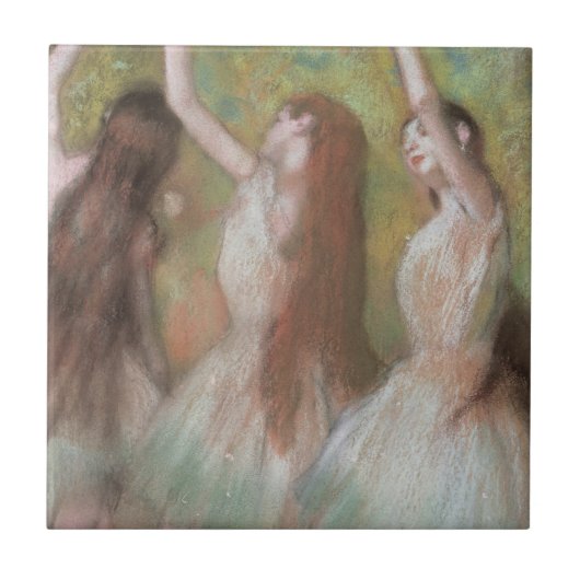 Groene danseressen van Edgar Degas, Kunst van het Tegeltje (Voorkant)