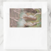 Groene dansers van Edgar Degas,  balletkunst Rechthoekige Sticker (Tas)