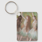 Groene dansers van Edgar Degas,  balletkunst Sleutelhanger (Voorkant)